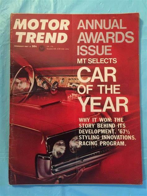 motor trend magazine archives
